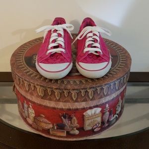 Coach Pink Signature Sneakers